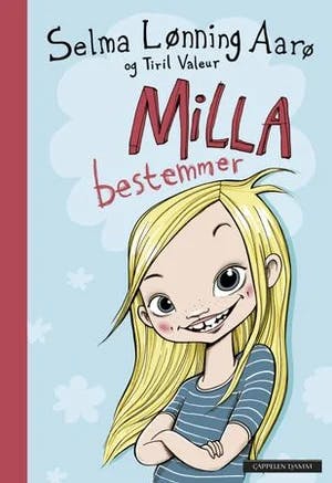 Omslag: "Milla bestemmer" av Selma Lønning Aarø